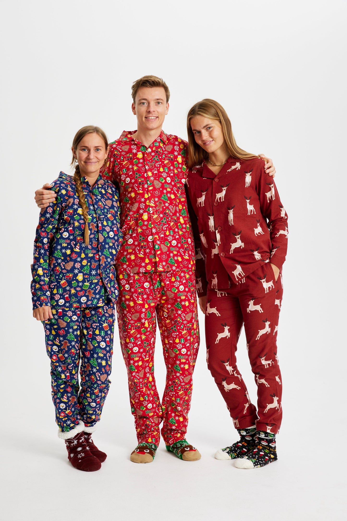 Velina Moda | Reindeer Christmas Pajama Flannel Men's