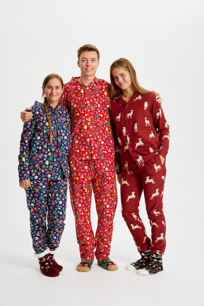 Velina Moda | Reindeer Christmas Pajama Flannel Men's