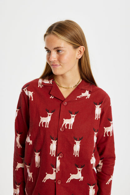 Velina Moda | Reindeer Christmas Pajama Flannel Women