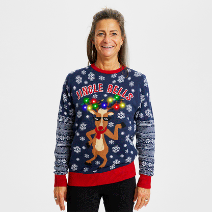 Velina Moda | Jingle Bells Christmas Sweater Women
