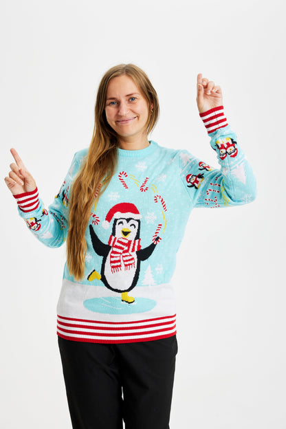 Velina Moda | Pingos Christmas Sweater LED Women
