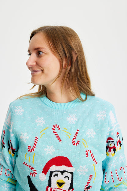 Velina Moda | Pingos Christmas Sweater LED Women