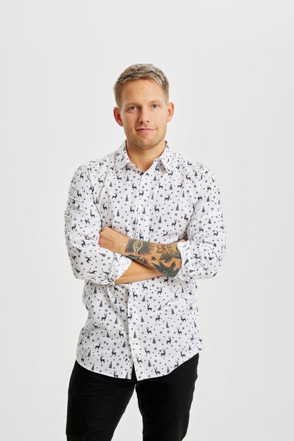 Velina Moda | Christmas Shirt Elegant