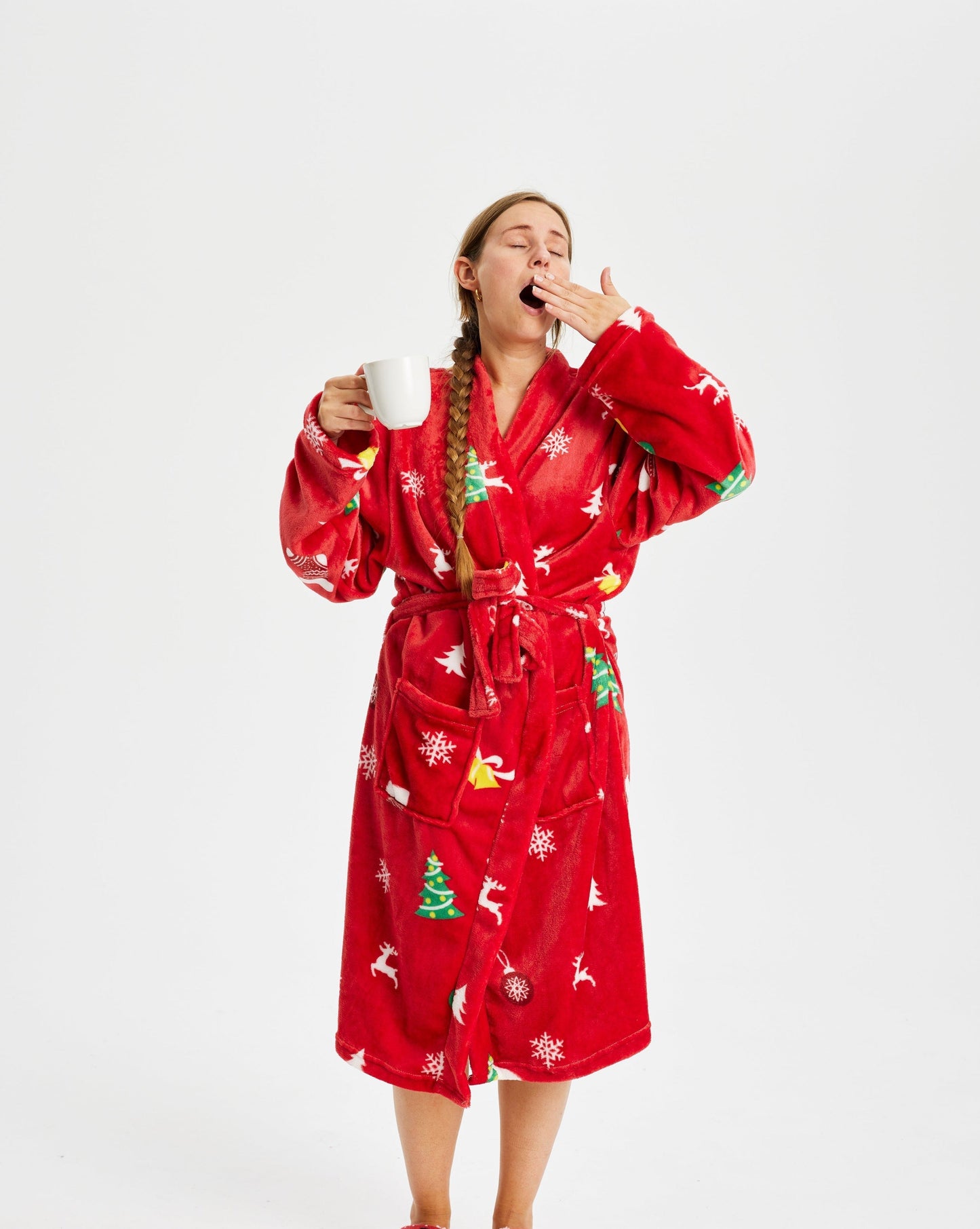 Velina Moda | Bathrobe Red