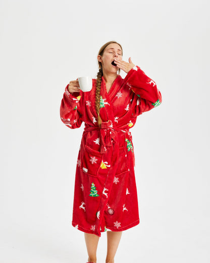 Velina Moda | Bathrobe Red