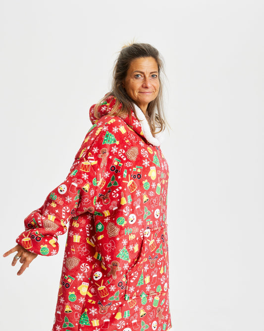 Velina Moda | Crazy Dreamhoodie Red