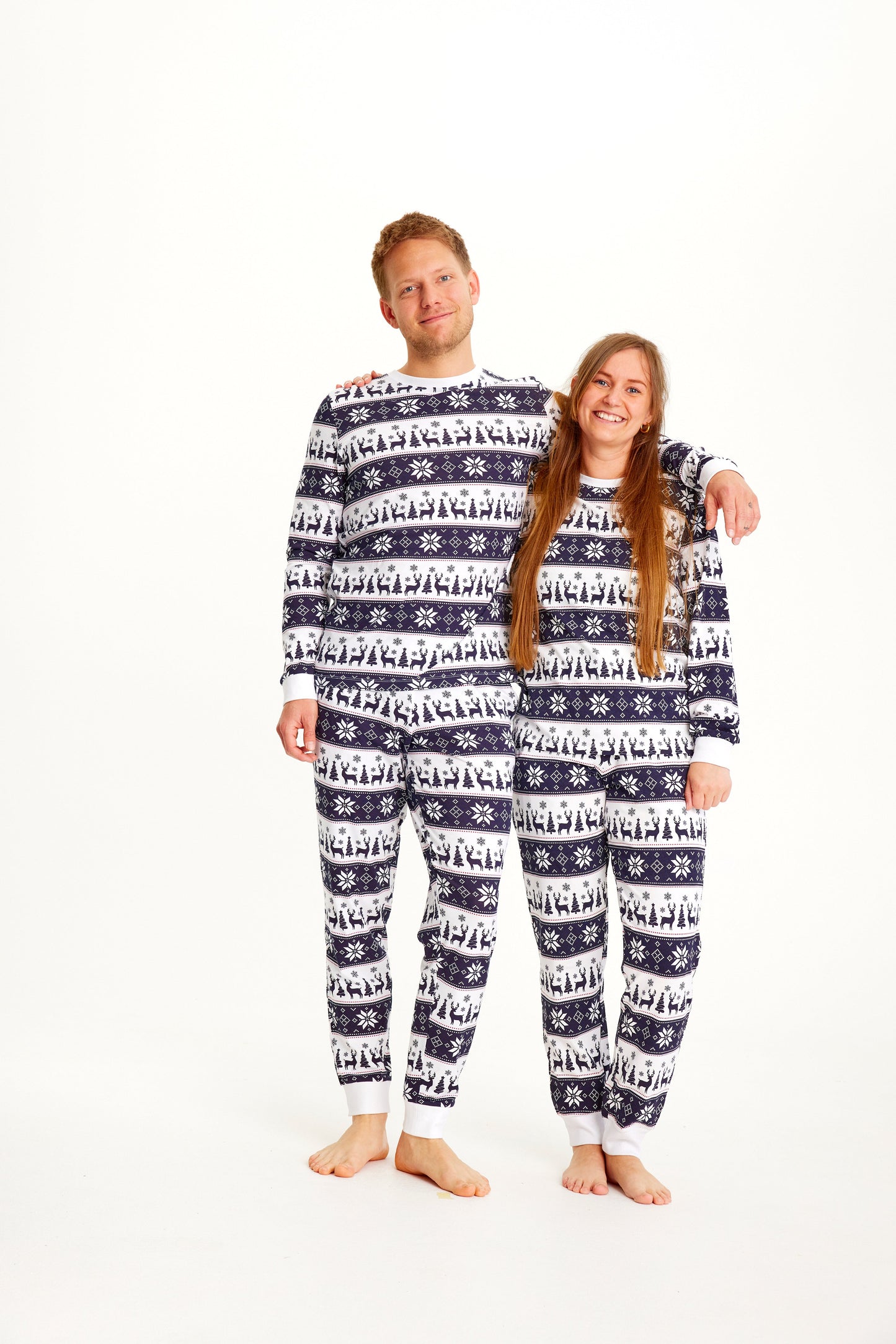 Velina Moda | Reindeer Christmas Pajama Navy Men