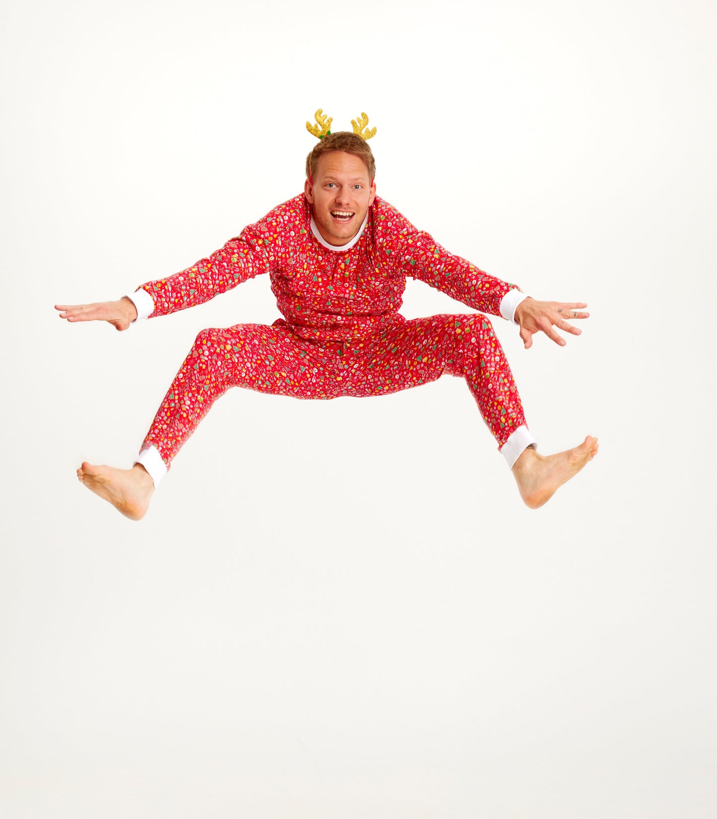 Velina Moda | Crazy Christmas Pajamas Red Men