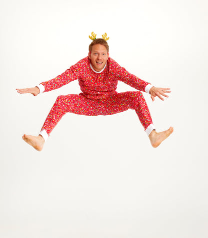 Velina Moda | Crazy Christmas Pajamas Red Men