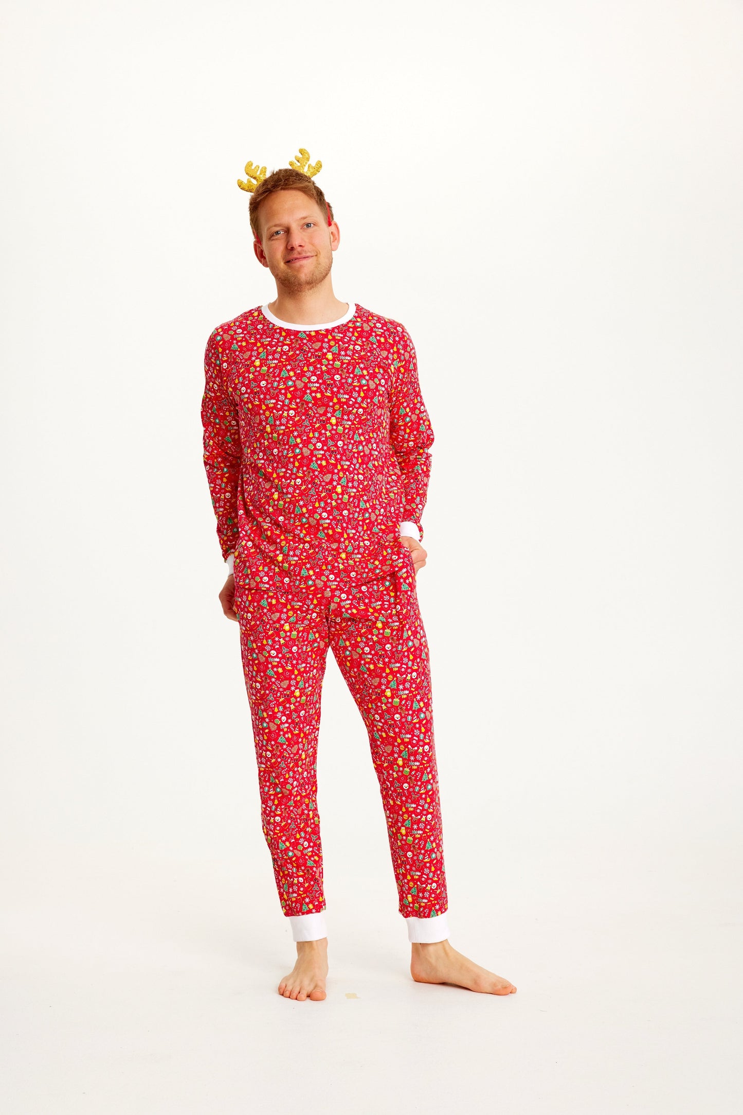 Velina Moda | Crazy Christmas Pajamas Red Men