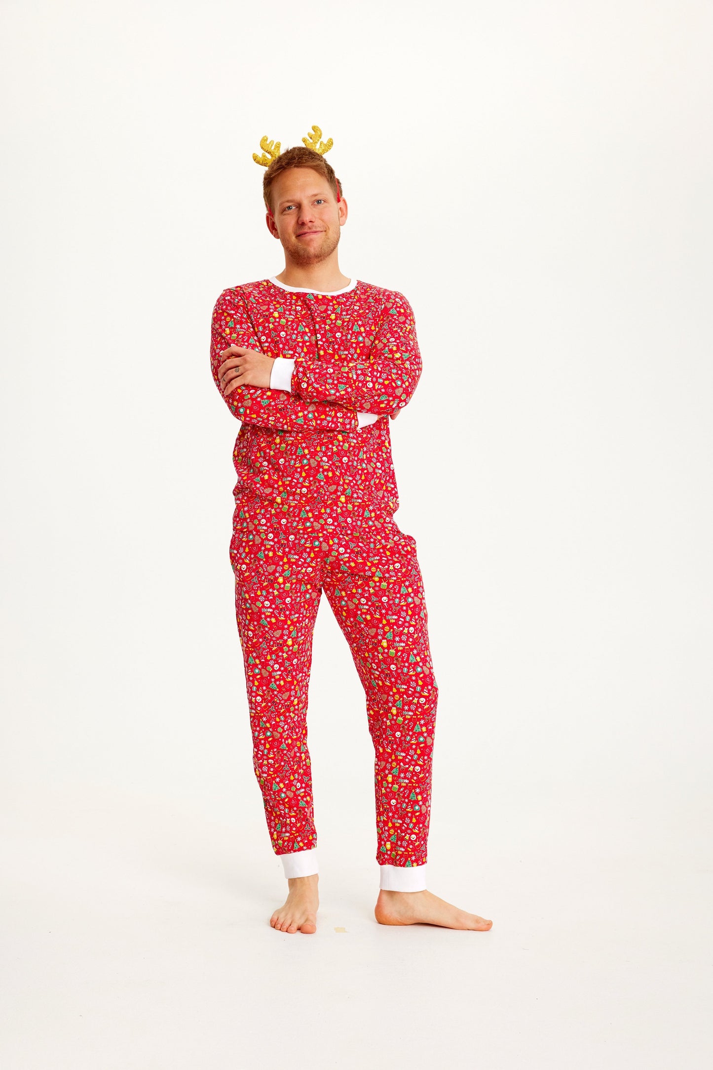 Velina Moda | Crazy Christmas Pajamas Red Men