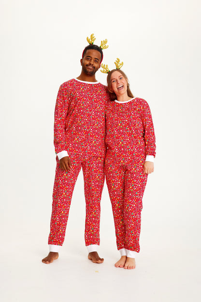 Velina Moda | Crazy Christmas Pajamas Red Women