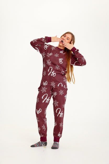 Velina Moda | HO HO HO Christmas Pajama Women's