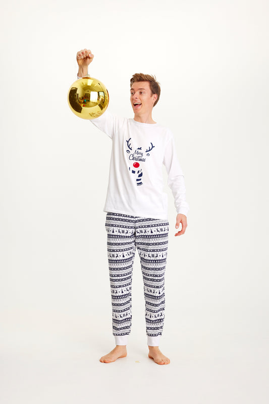 Velina Moda | Sweet Christmas Pajama Blue Men