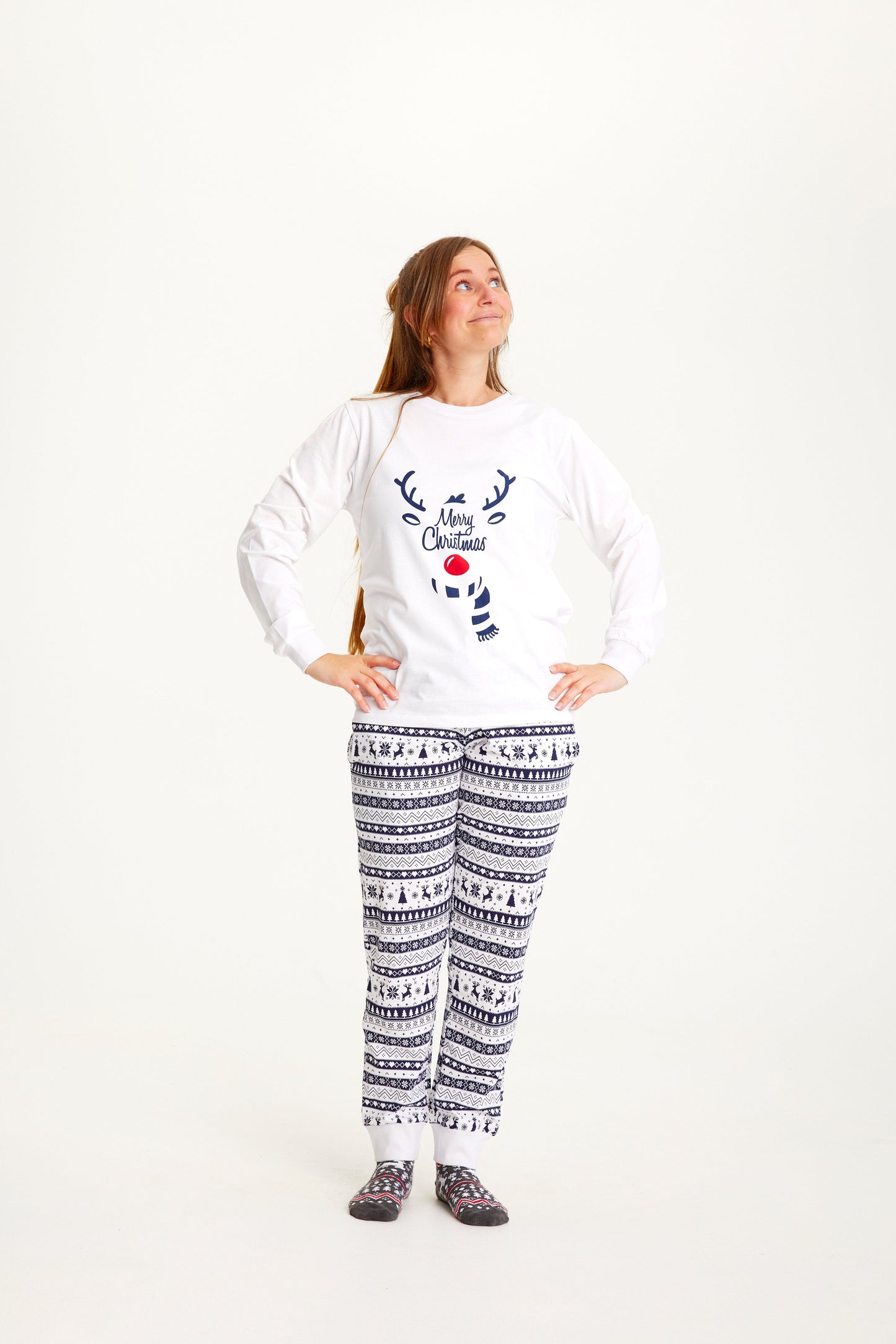 Velina Moda | Sweet Christmas Pajama Blue Women