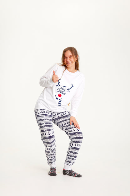 Velina Moda | Sweet Christmas Pajama Blue Women