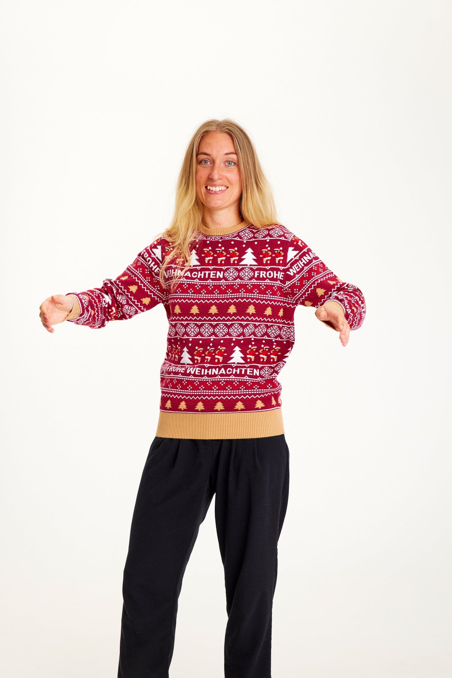 Velina Moda | Merry Christmas Christmas Sweater Women