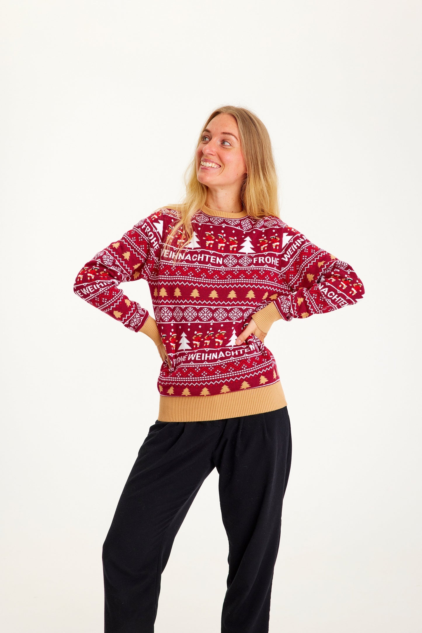 Velina Moda | Merry Christmas Christmas Sweater Women