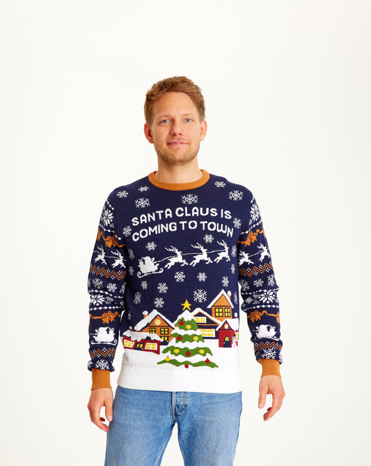 Velina Moda | Santa Claus is Coming to Town Navy Men's