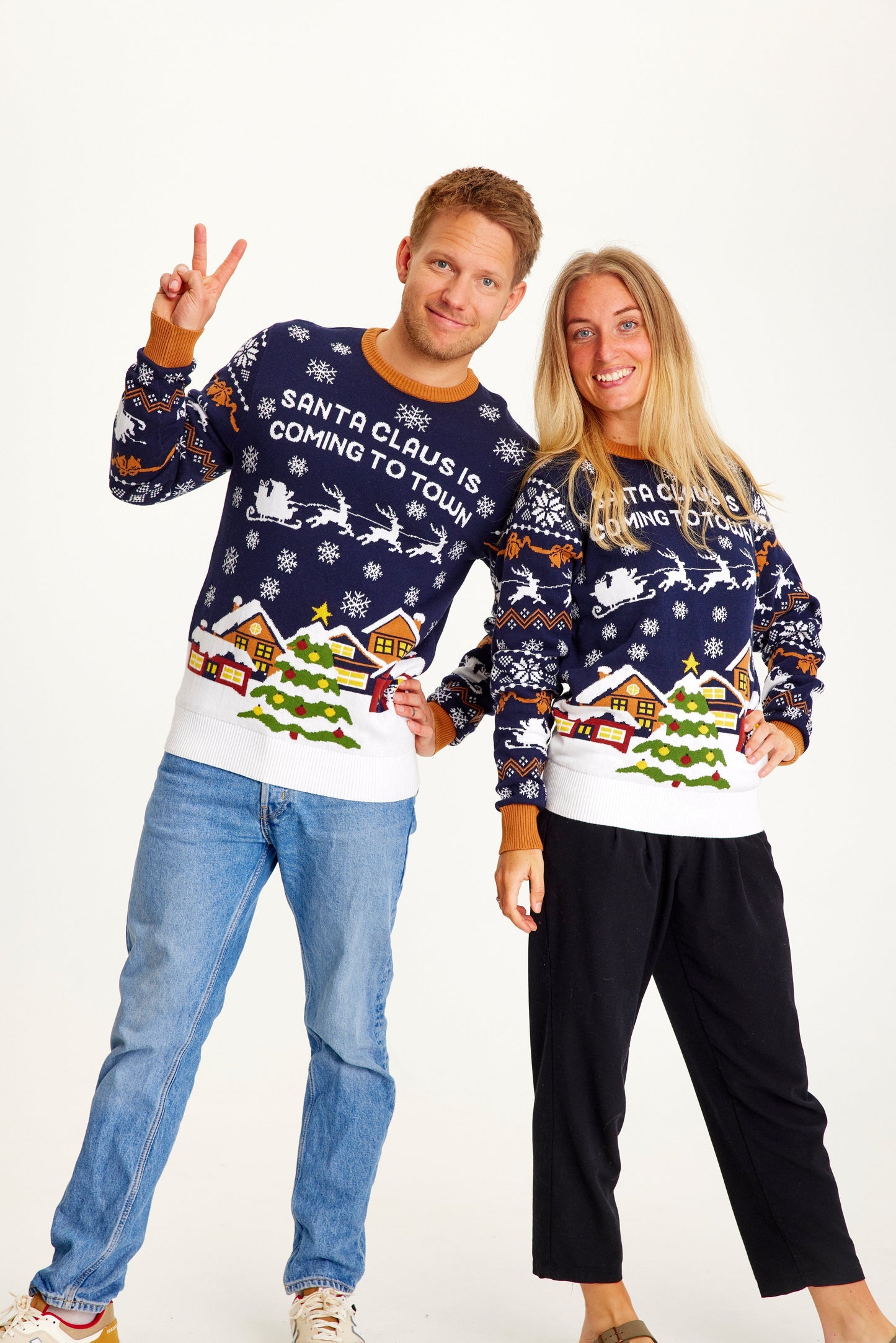 Velina Moda | Santa Claus Is Coming To Town Navy Women