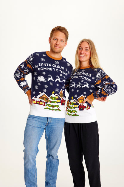 Velina Moda | Santa Claus Is Coming To Town Navy Women