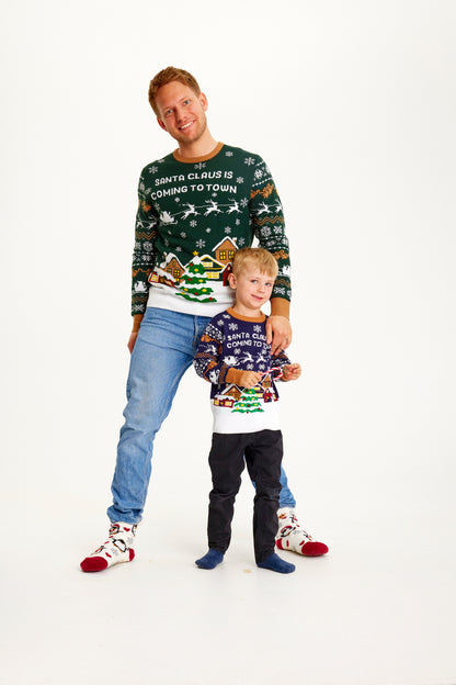 Velina Moda | Santa Claus is Coming to Town Navy Men's