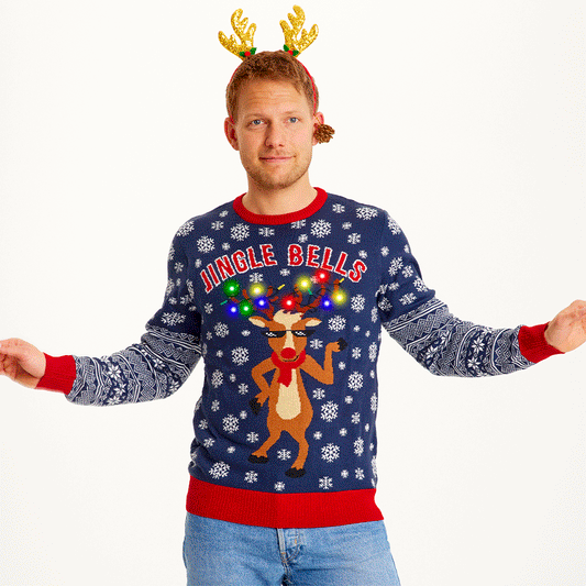 Velina Moda | Jingle Bells Christmas Sweater Men