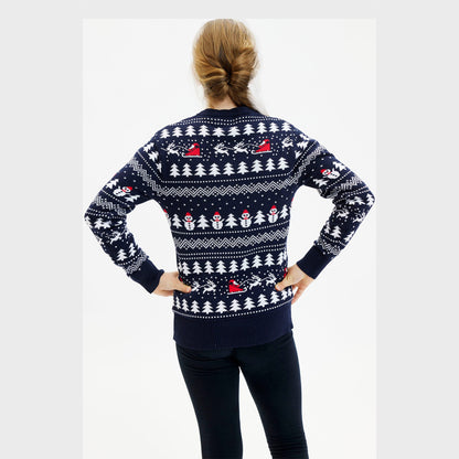 Velina Moda | The stylish Christmas sweater Navy Kids