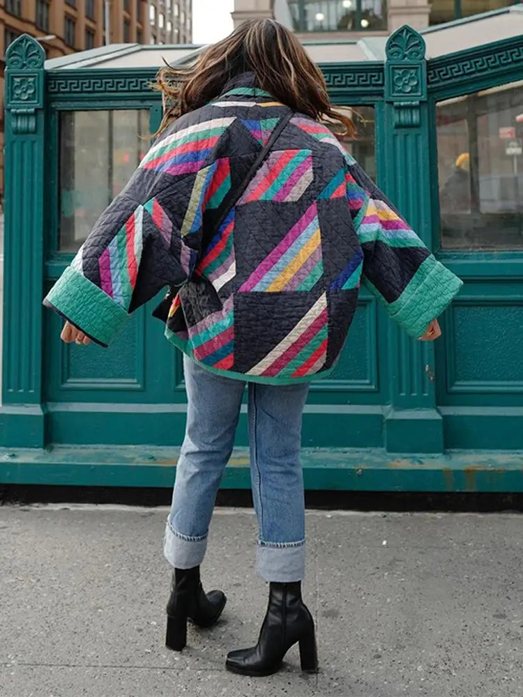 Velina Moda | Jacket - Stylish Vintage Boho Jacket for Women with Unique Prints