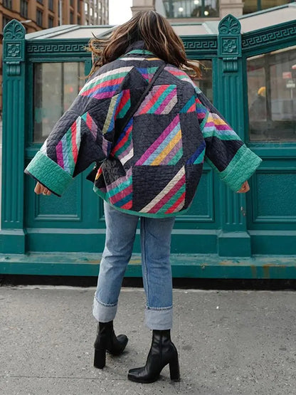 Velina Moda | Jacket - Stylish Vintage Boho Jacket for Women with Unique Prints