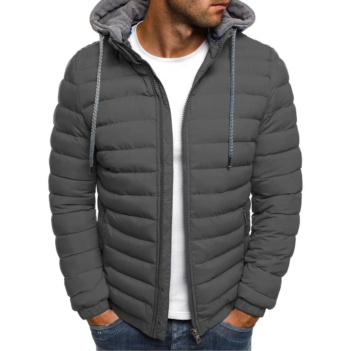 Velina Moda | Winter jacket with removable hood Unisex Casual