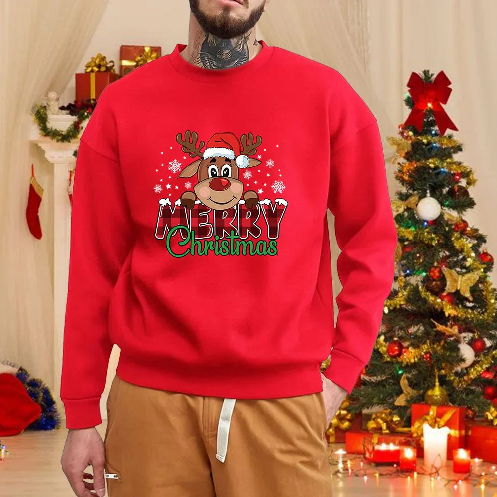 Velina Moda | Elk Sweater for Men - Warm & Comfortable Sweater for Winter