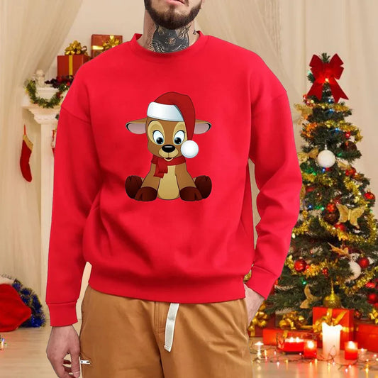 Velina Moda | Elk Sweater for Men - Warm & Comfortable Sweater for Winter