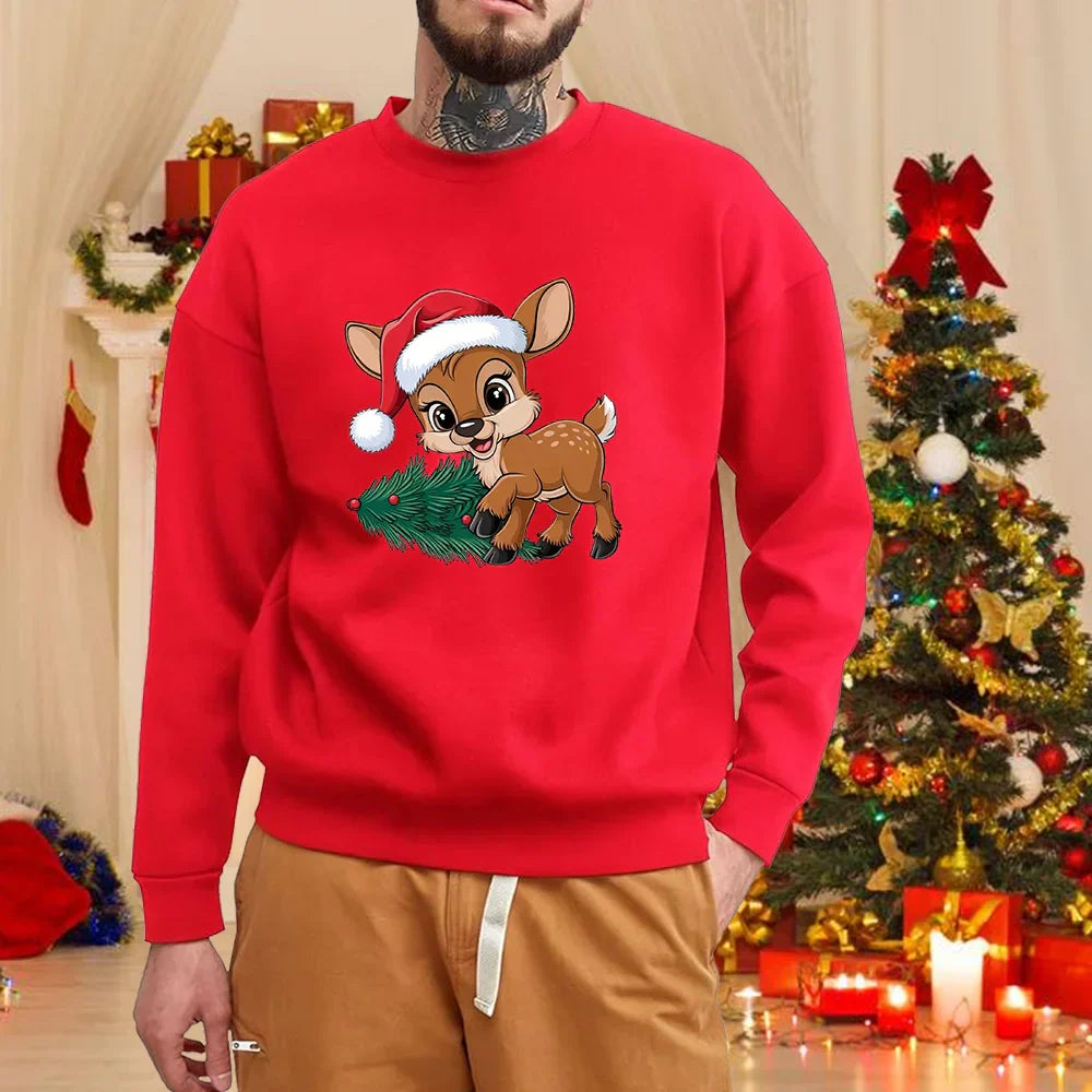 Velina Moda | Elk Sweater for Men - Warm & Comfortable Sweater for Winter
