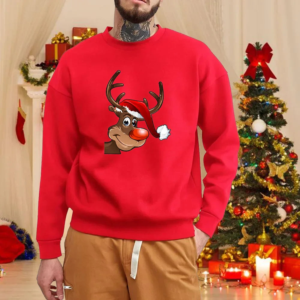 Velina Moda | Elk Sweater for Men - Warm & Comfortable Sweater for Winter