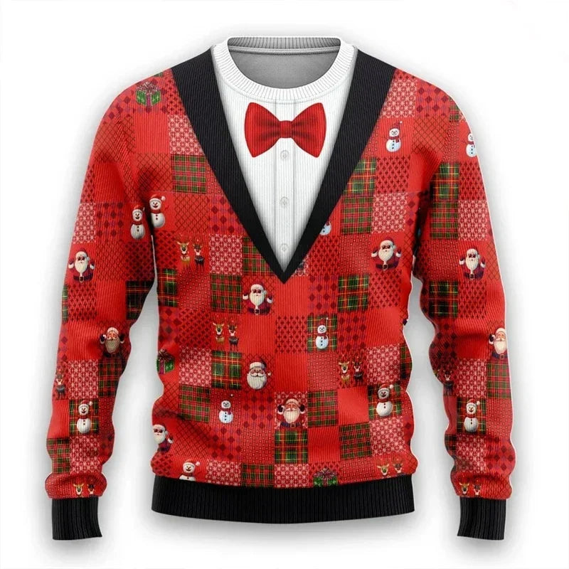 Velina Moda | 3D Christmas Sweater - Warm & Trendy Sweater for the Holidays
