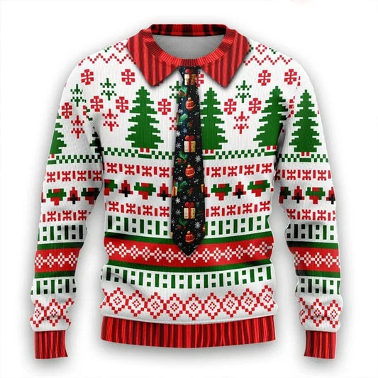 Velina Moda | 3D Christmas Sweater - Warm & Trendy Sweater for the Holidays