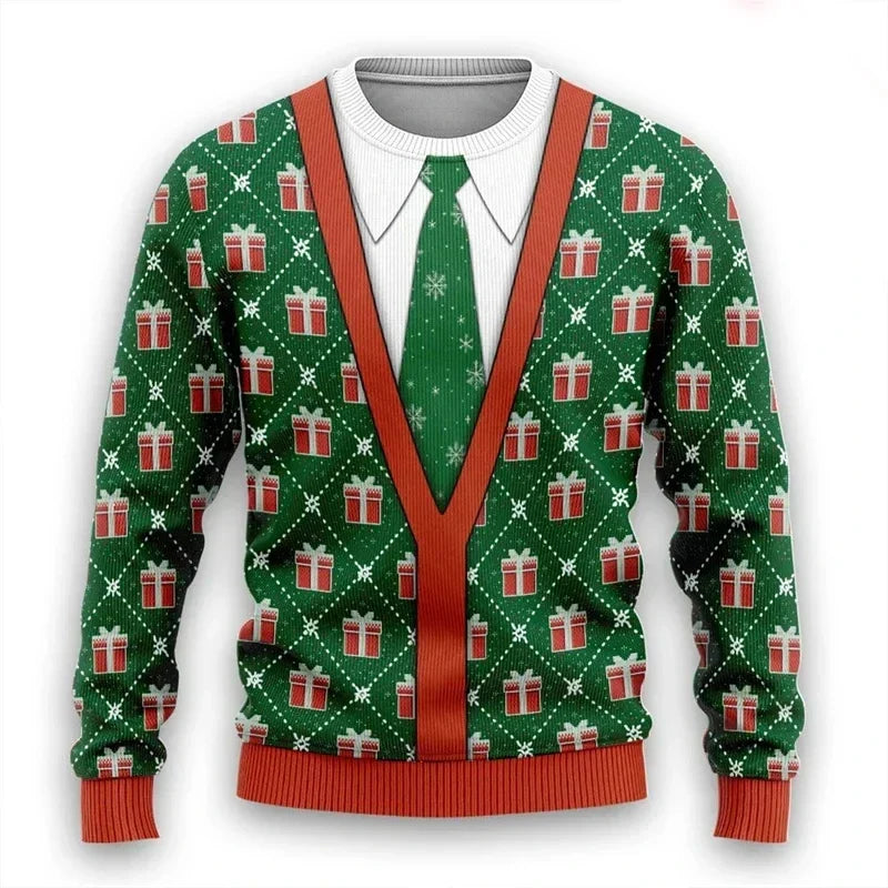 Velina Moda | 3D Christmas Sweater - Warm & Trendy Sweater for the Holidays