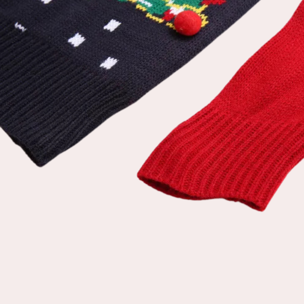 Velina Moda | Christmas Sweater Women Cheerful Knit Christmas Sweater