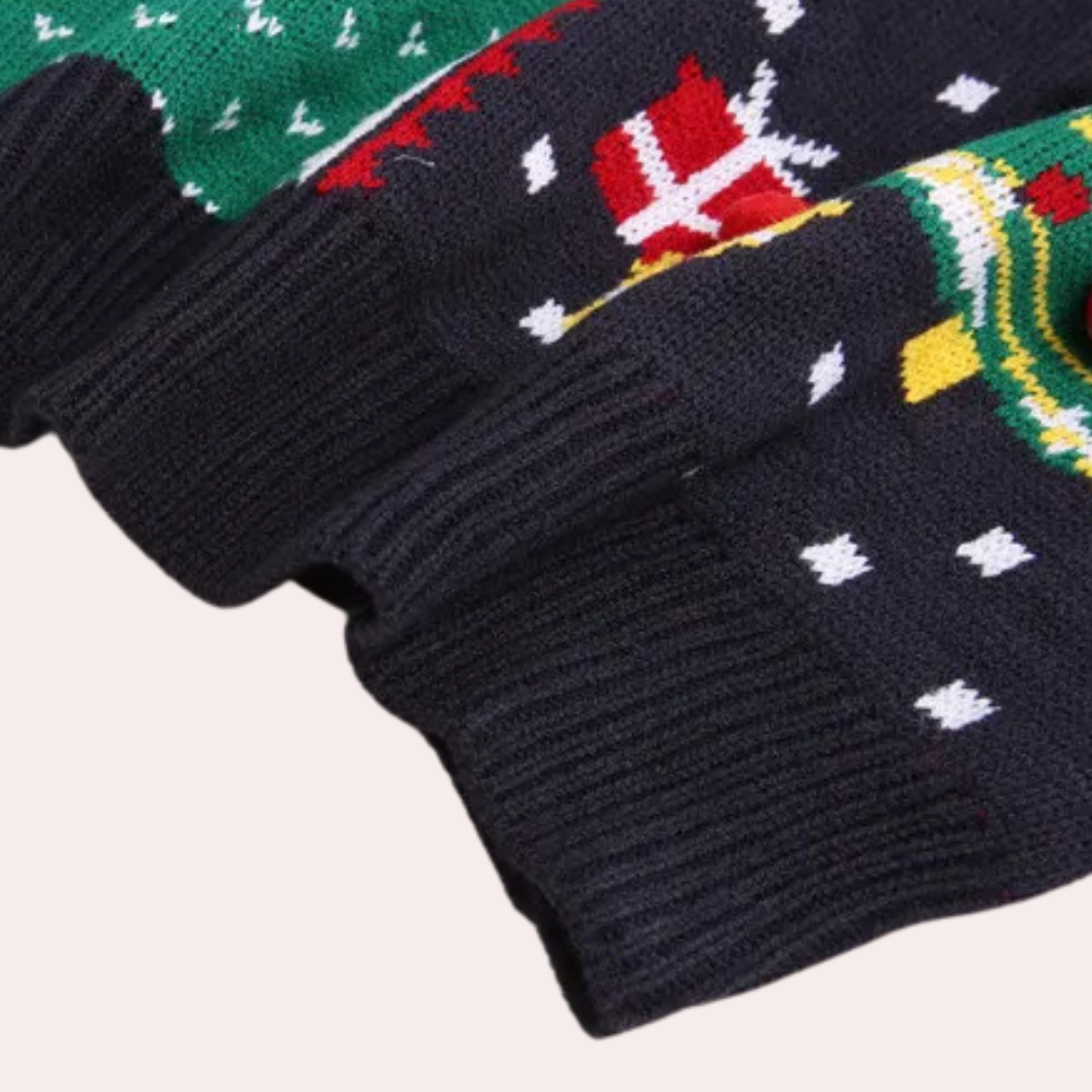 Velina Moda | Christmas Sweater Women Cheerful Knit Christmas Sweater