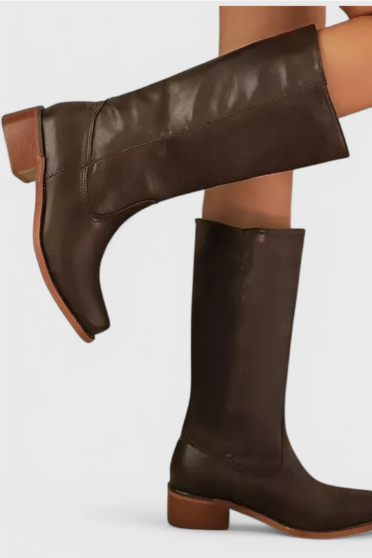 Velina Moda | Women's Boots Stylish Boots with Block Heel