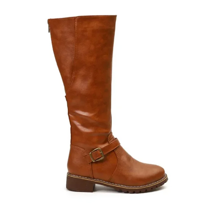 Velina Moda | Women's Shoes with Buckle Block Heeled Shoes