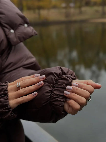 Velina Moda | Hoodie jacket - Comfortable and warm mid-layer jacket with zipper and loose fit