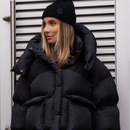 Velina Moda | Hoodie jacket - Comfortable and warm mid-layer jacket with zipper and loose fit