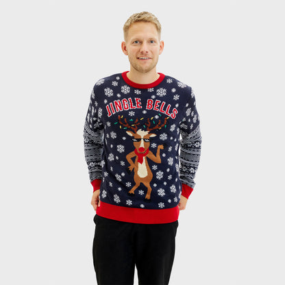 Velina Moda | Jingle Bells Christmas Sweater Men