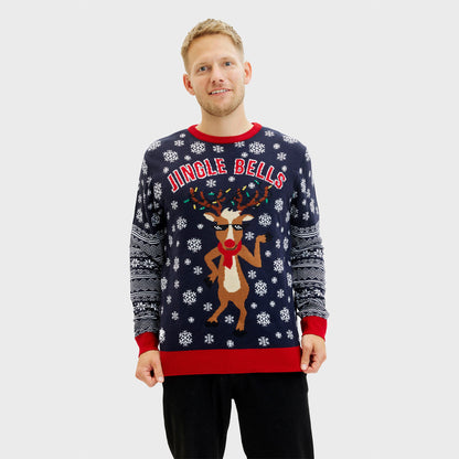 Velina Moda | Jingle Bells Christmas Sweater Men