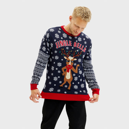 Velina Moda | Jingle Bells Christmas Sweater Men