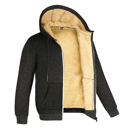 Velina Moda | Winter Jacket Men Warm Ergonomic Hoodie