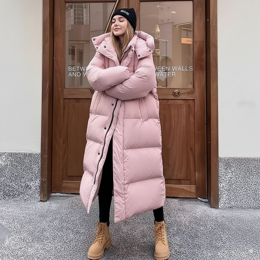 Velina Moda | Padded Puffer Jacket Women - Windproof with Hood