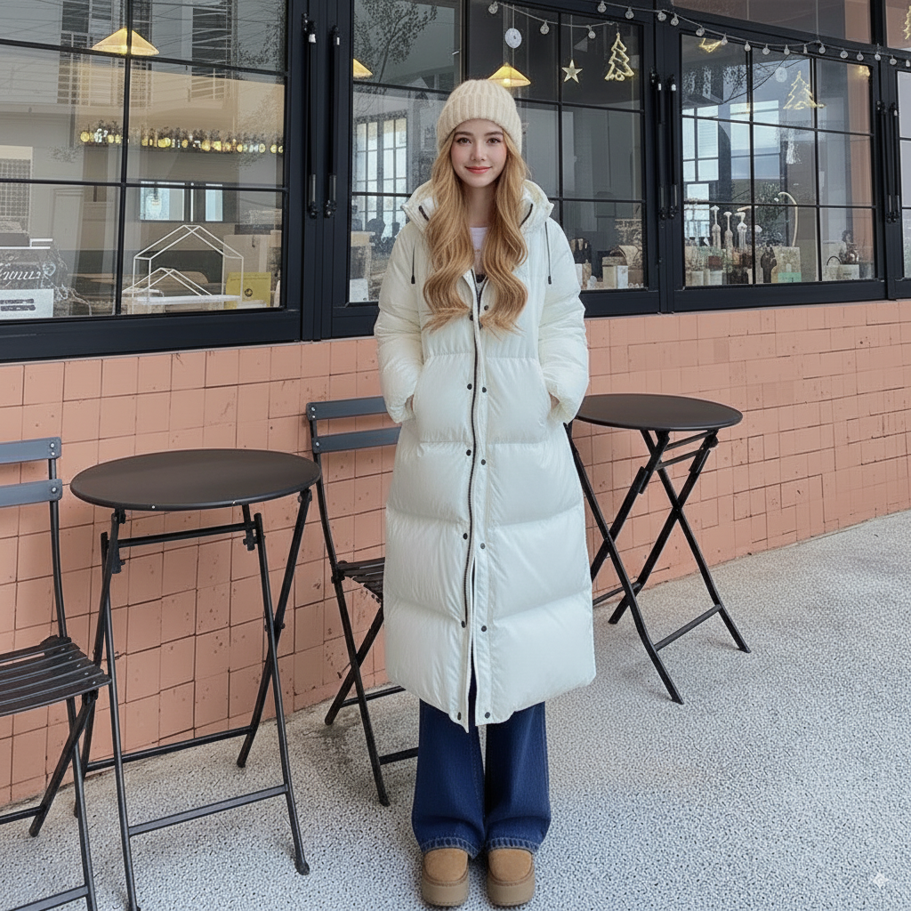 Velina Moda | Padded Puffer Jacket Women - Windproof with Hood